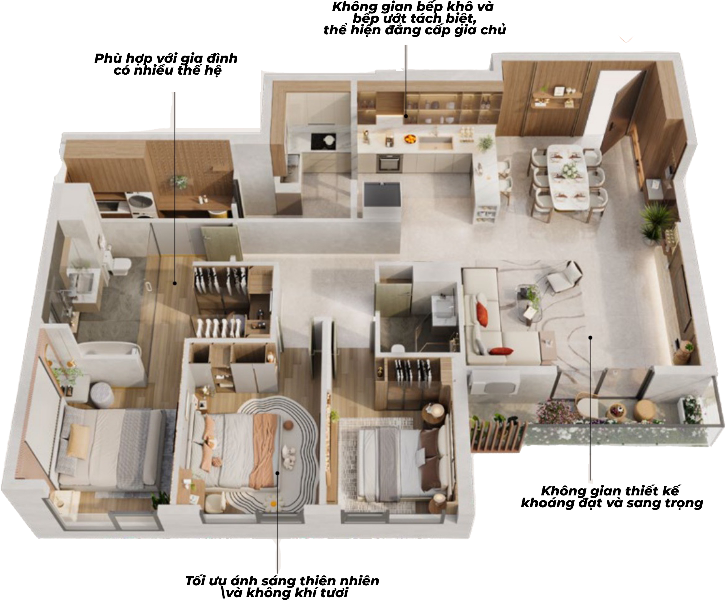 Mặt bằng căn Cx.09 - Sky Villa