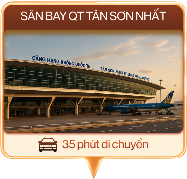 Kết nối từ Sky Solis tới sân bay Tân Sơn Nhất