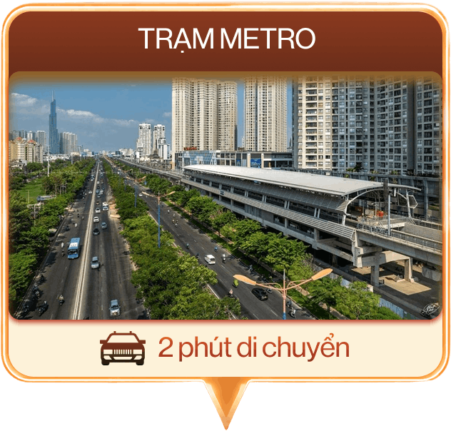 Kết nối từ dự án Sky Solis tới trạm Metro